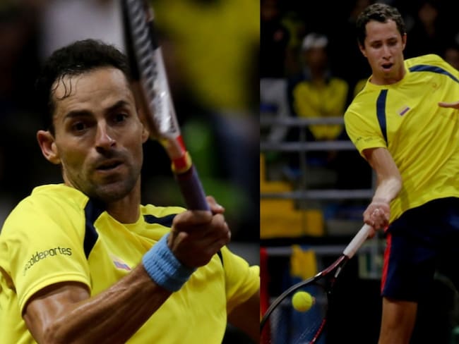 Colombia ganó dos puntos en la Copa Davis con Giraldo y Galán