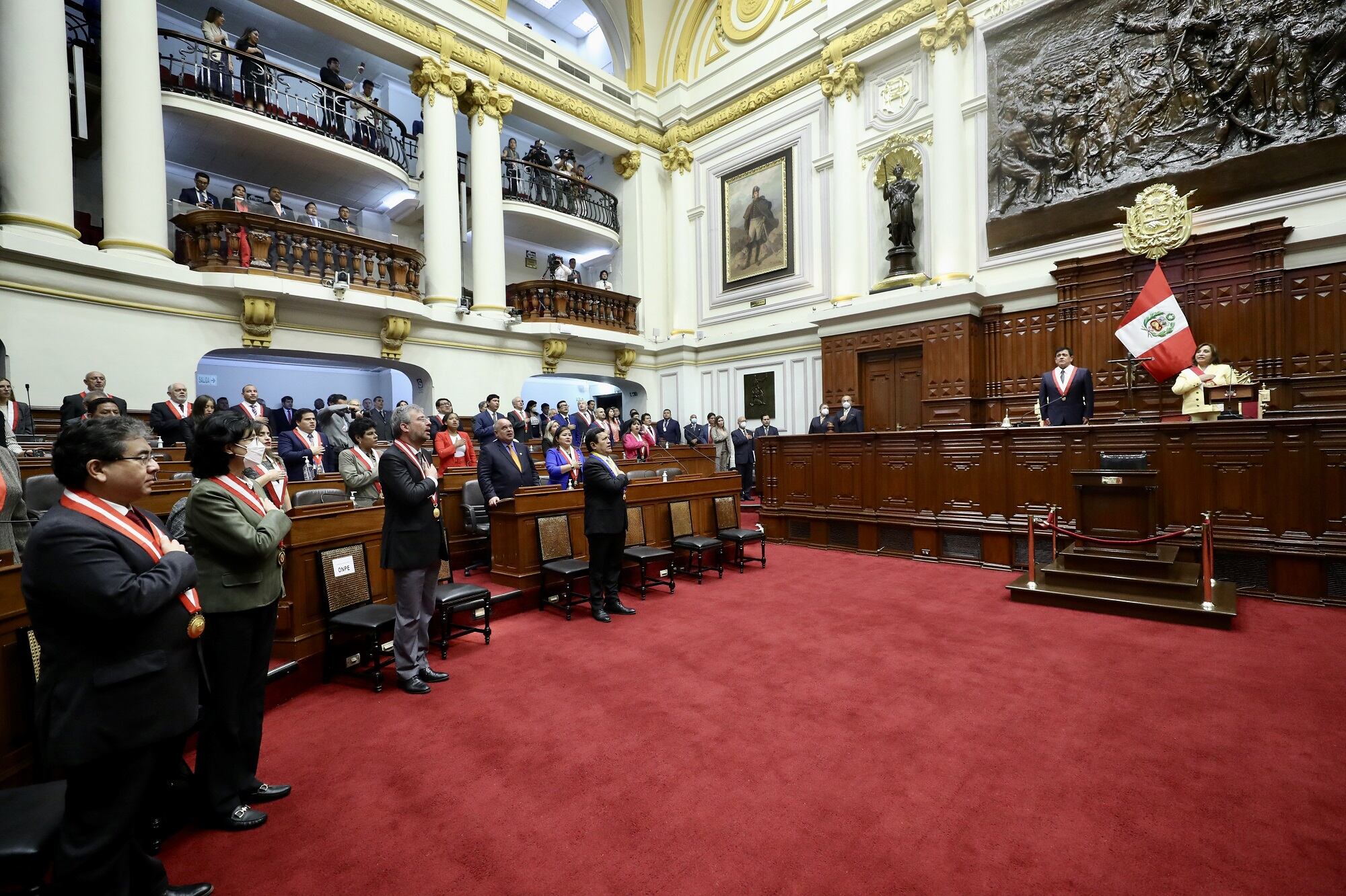 Congreso de Perú. (Photo by Congress of Republic of Peru / Handout/Anadolu Agency via Getty Images)