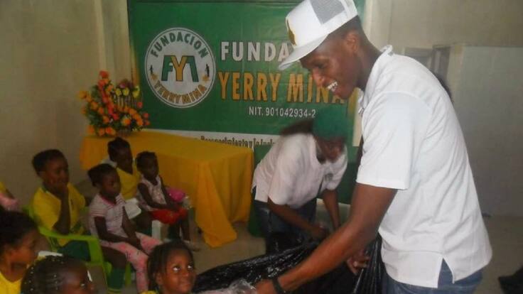 Conozca el acto de nobleza de Yerry Mina con su fundación