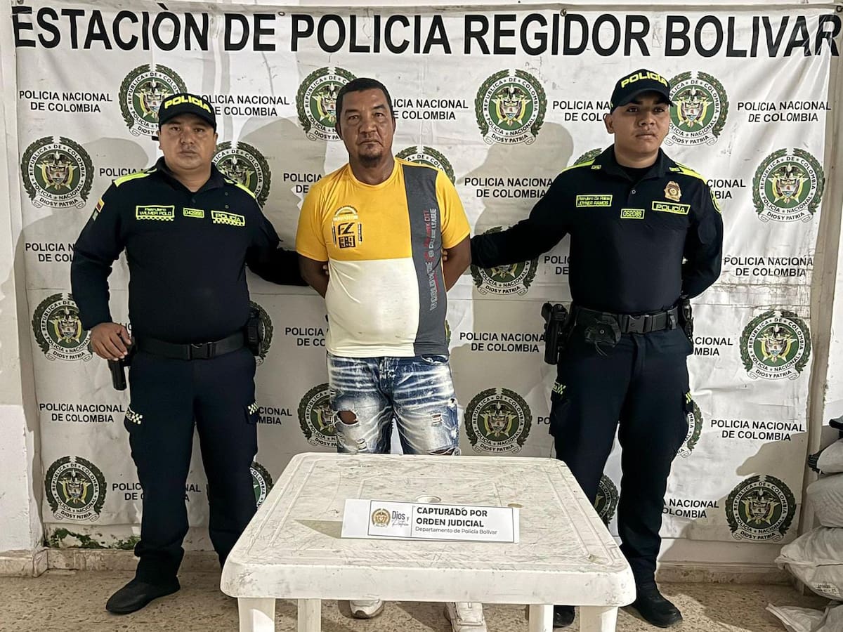 Capturado hombre con condena vigente desde hace siete años en el sur de Bolívar