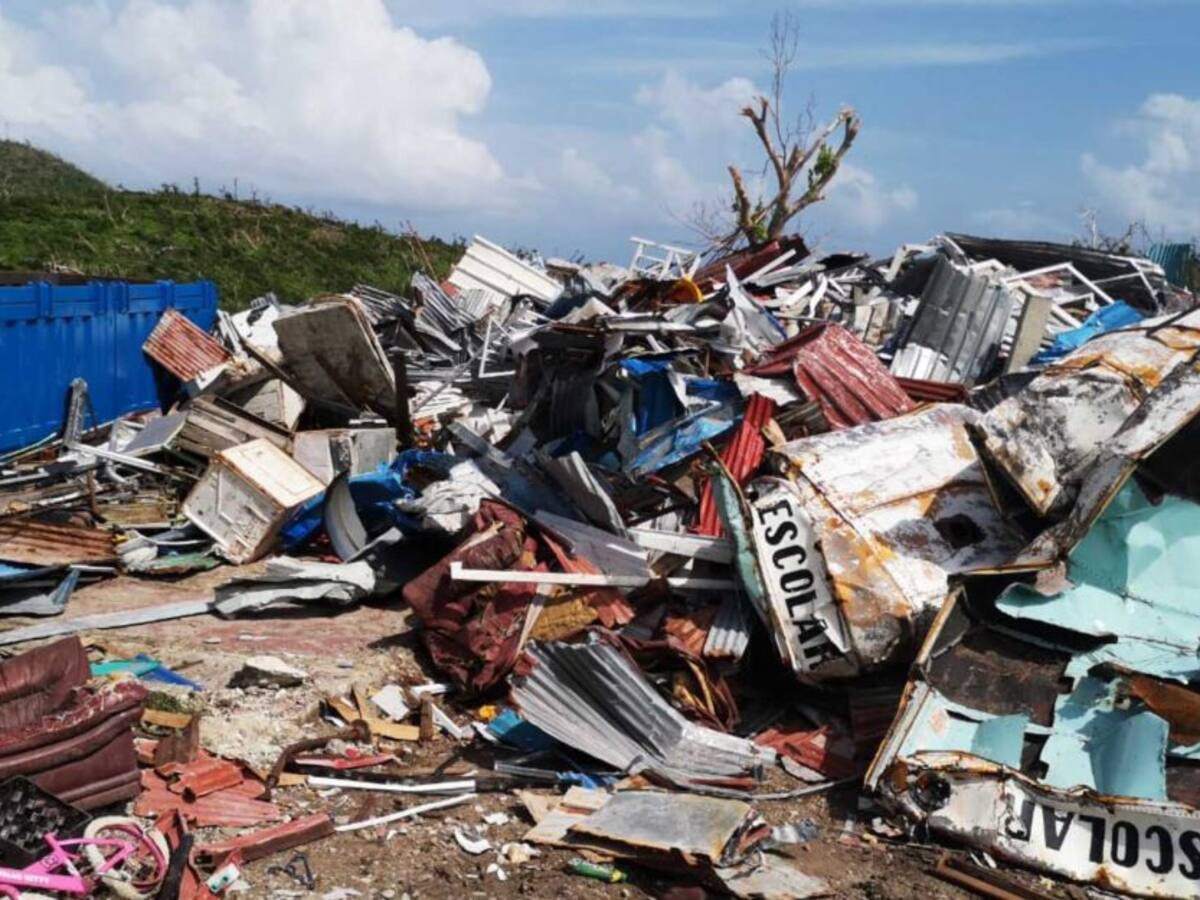 Fotos: escombros y casas destruidas es el panorama en Providencia