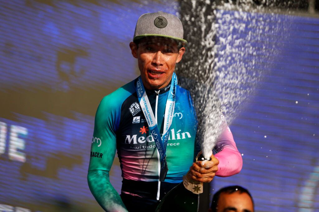 Miguel Ángel López con el Team Medellín (Photo by Maximiliano Blanco/Getty Images)