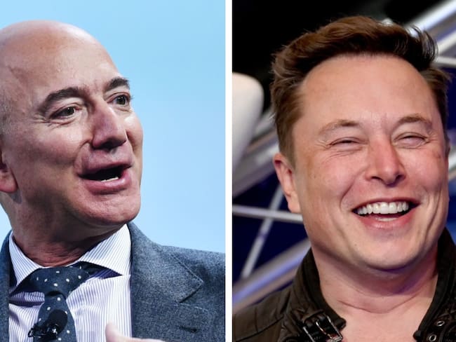 Elon Musk y Jeff Bezos, combate de jefes en el espacio