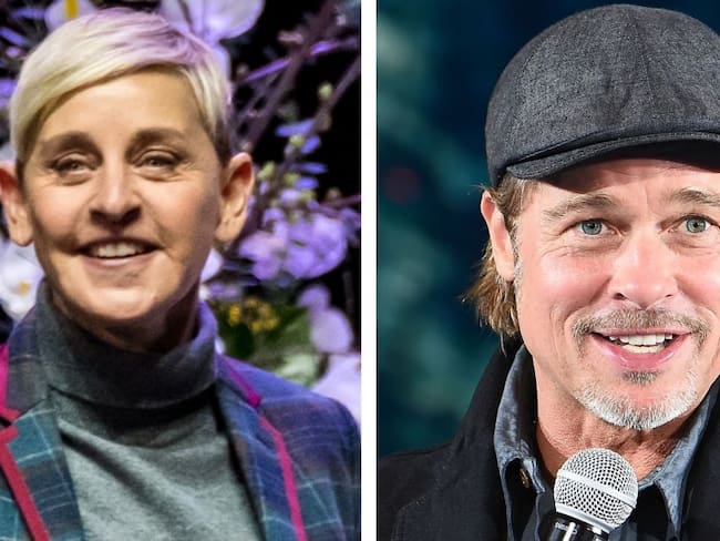 Ellen DeGeneres y Brad Pitt tuvieron un romance con la misma mujer