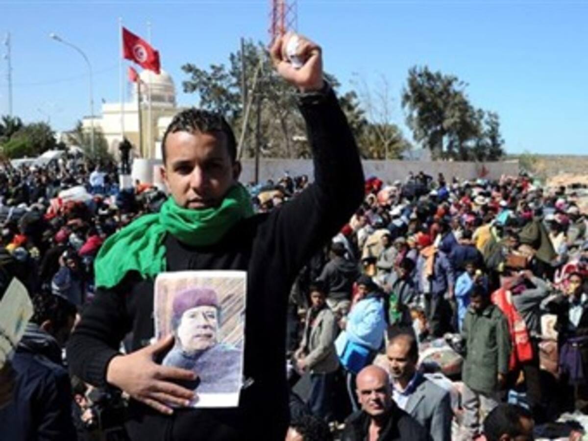 Seis mil muertos dejan protestas en Libia: Liga de DDHH