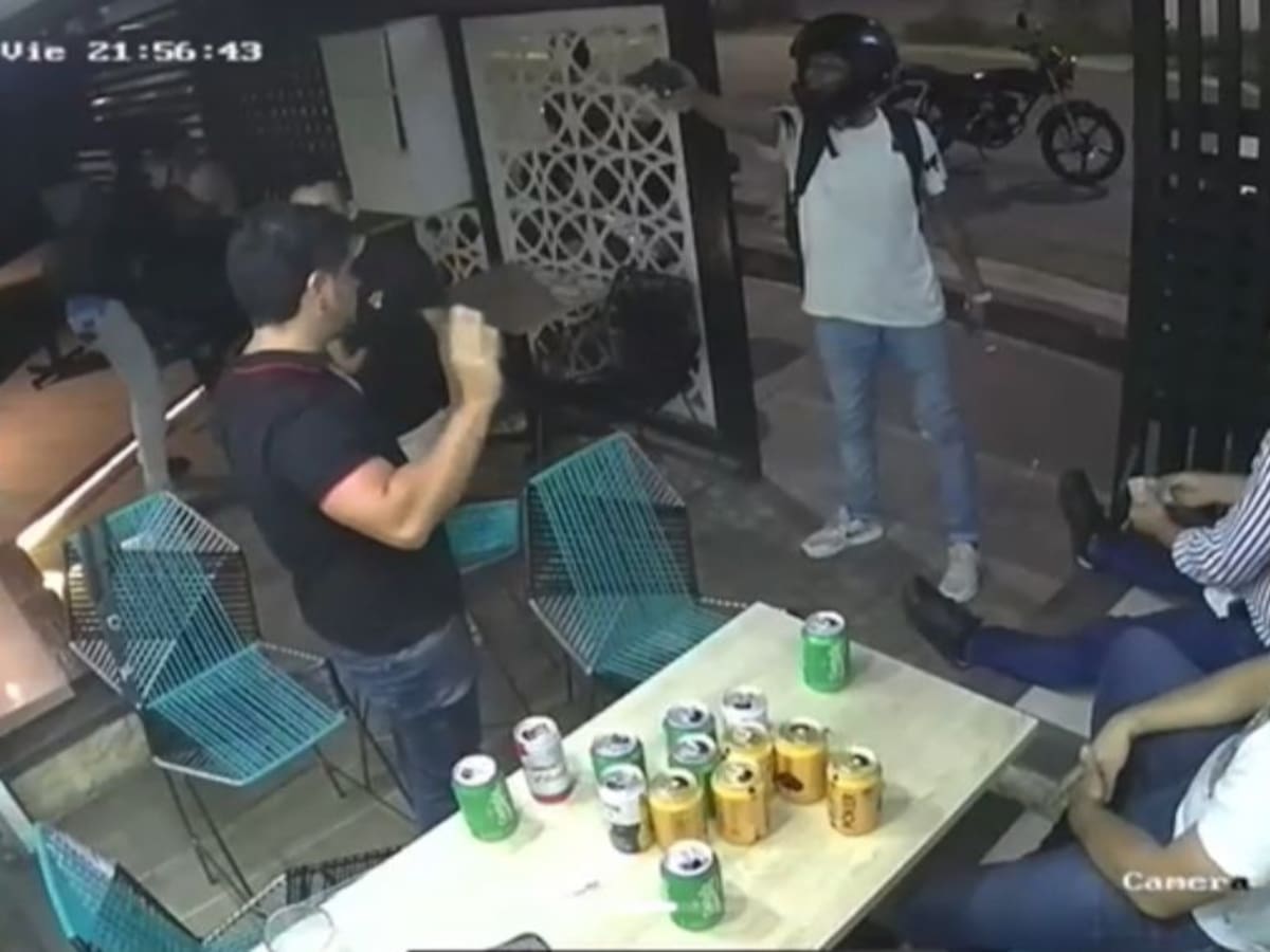 Bucaramanga: en video quedó registrado cinematográfico robo a un café
