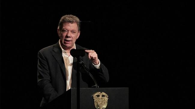 Juan Manuel Santos. Foto: Colprensa
