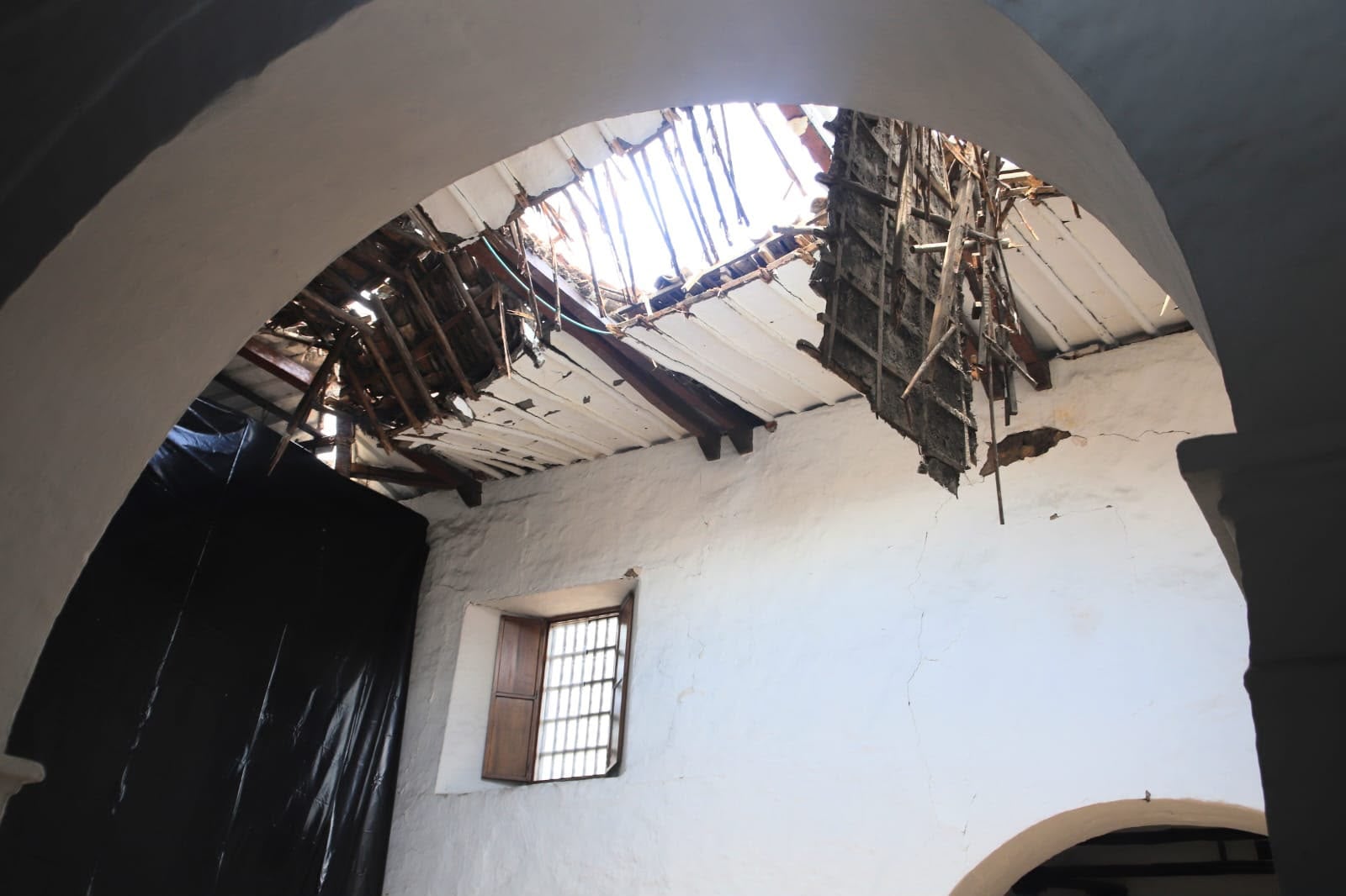 Iglesia La Merced afectada por el terremoto del 10 de agosto del 2026 / Foto: Alcaldía de Cali