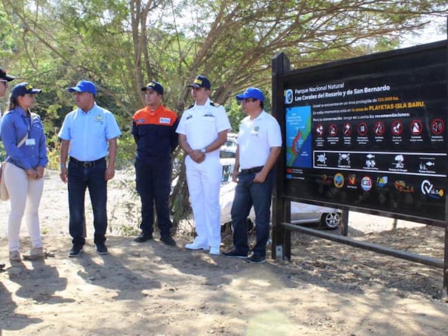 Autoridades de Cartagena realizan inspección en Playa Blanca y Playetas