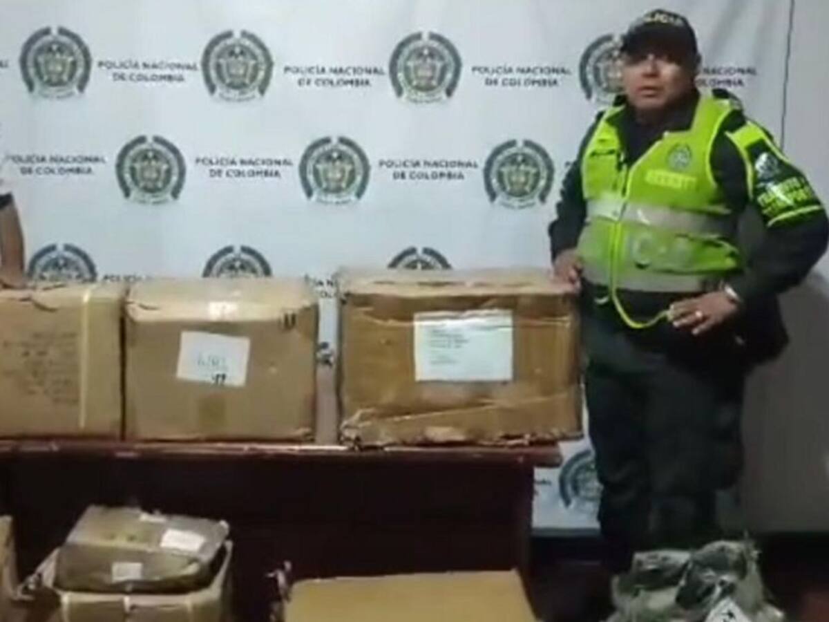 En vía La Línea fueron recuperados elementos hurtados a camión