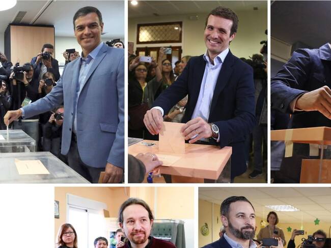 Los cinco principales candidatos a las elecciones legislativas en España
