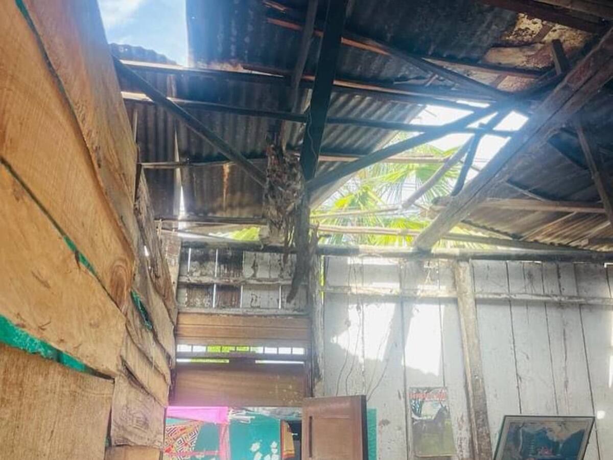 Se presentaron afectaciones por fuertes vientos en La Dorada y Marulanda, Caldas