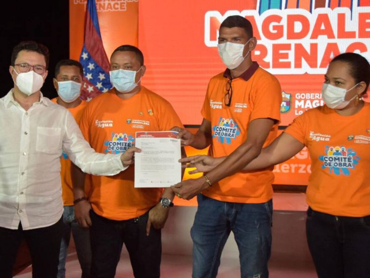 132 mil habitantes del Magdalena se beneficiarán con agua potable