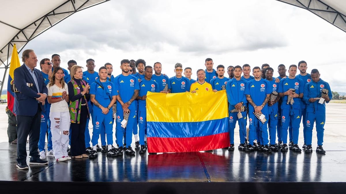 Así fue el mensaje de unión de Petro al despedir a la Selección Colombia previo al Mundial