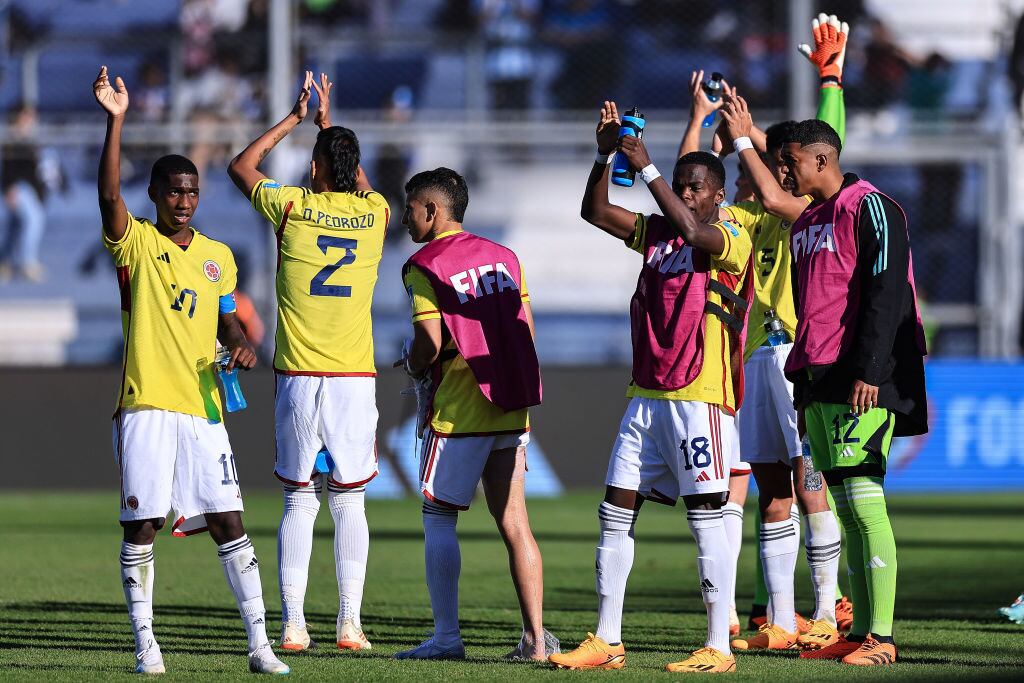 Selección Colombia luego de vencer a Eslovaquia en el Mundial (Photo by Buda Mendes - FIFA/FIFA via Getty Images)