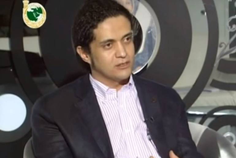 Poeta palestino Ashraf Fayadh. 