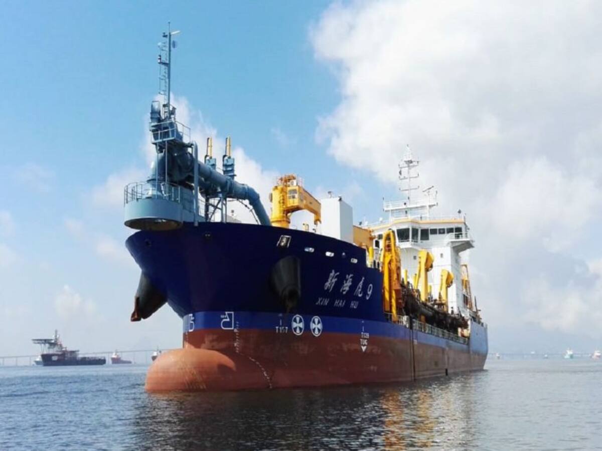 Llegó a Barranquilla nueva draga para labores en el canal de acceso