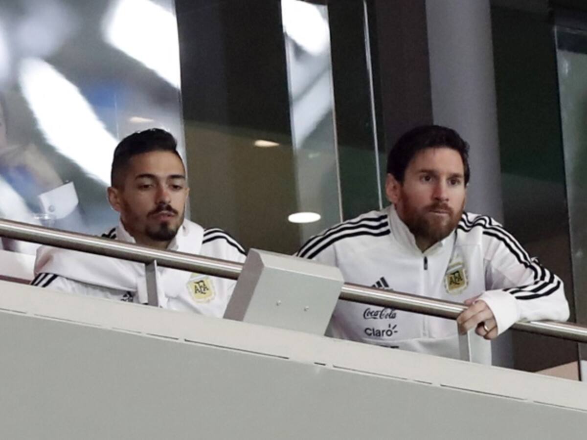 Messi no terminó de ver la goleada que sufrió Argentina ante España