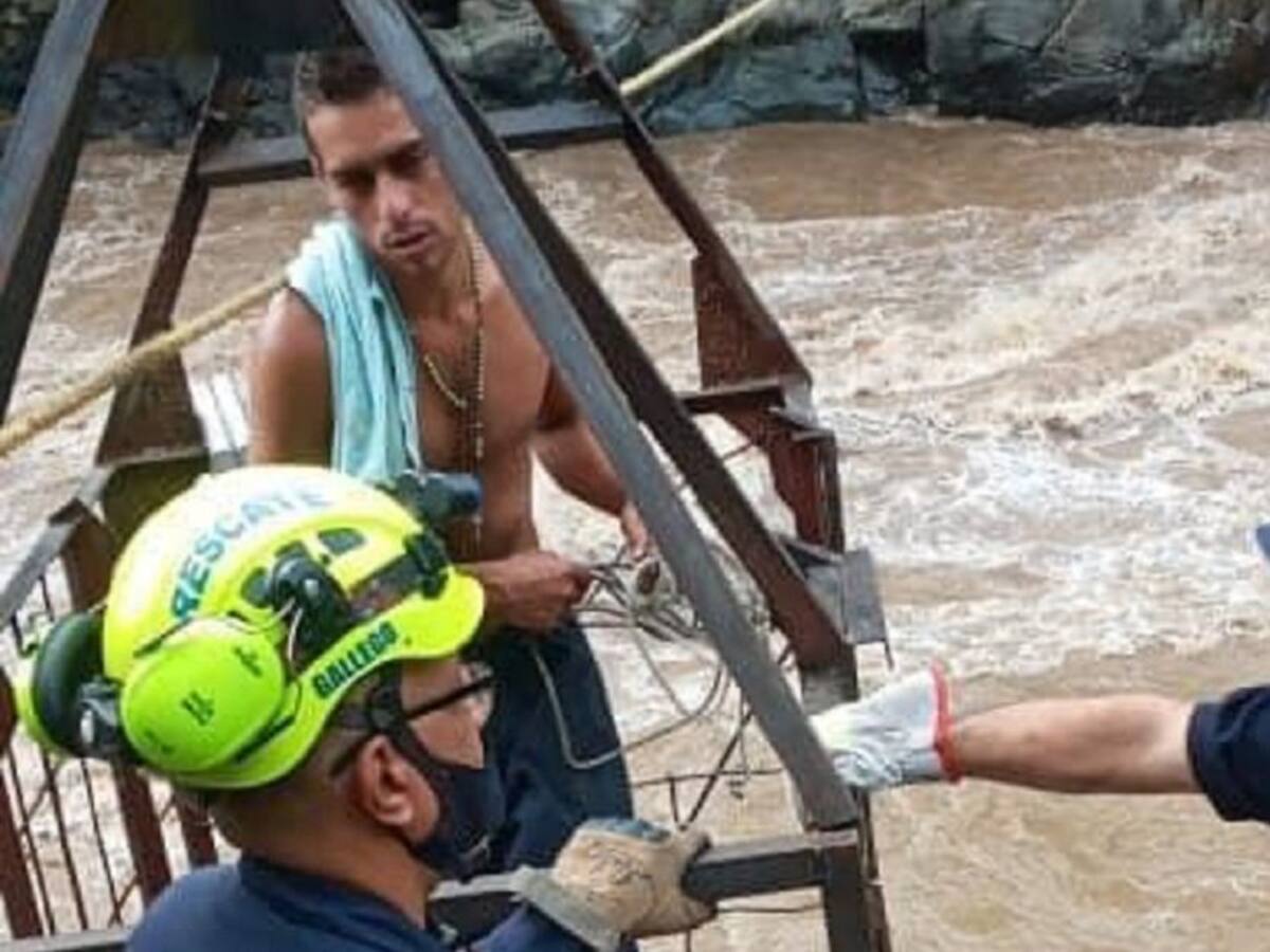 En el río Cauca cerca a Marmato, hallaron el cuerpo sin vida de un joven