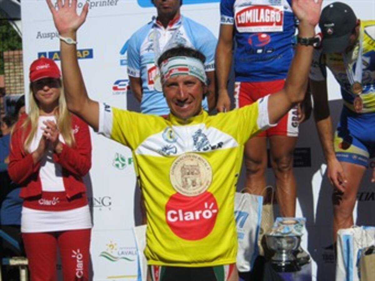 Iván Casas ganador de la 68 Vuelta Ciclista de Uruguay
