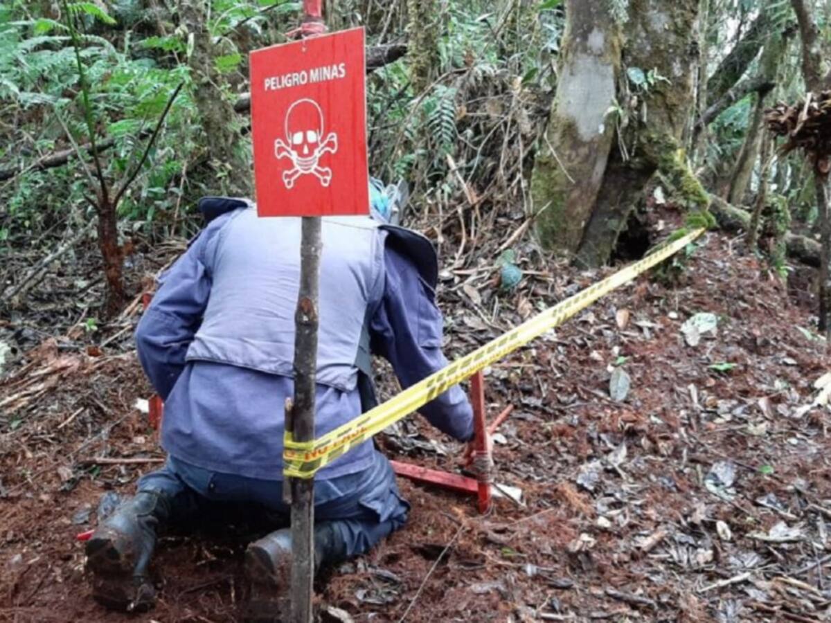 Una persona herida por mina antipersonal en el Catatumbo