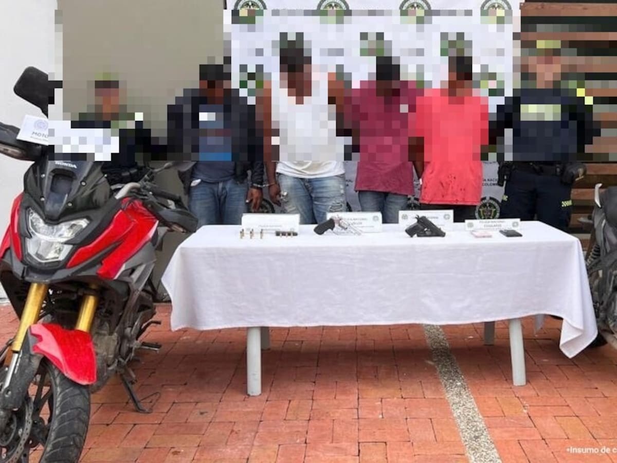 Cárcel a cinco hombres sindicados de porte ilegal de armas en Turbaco y San Juan Nepomuceno