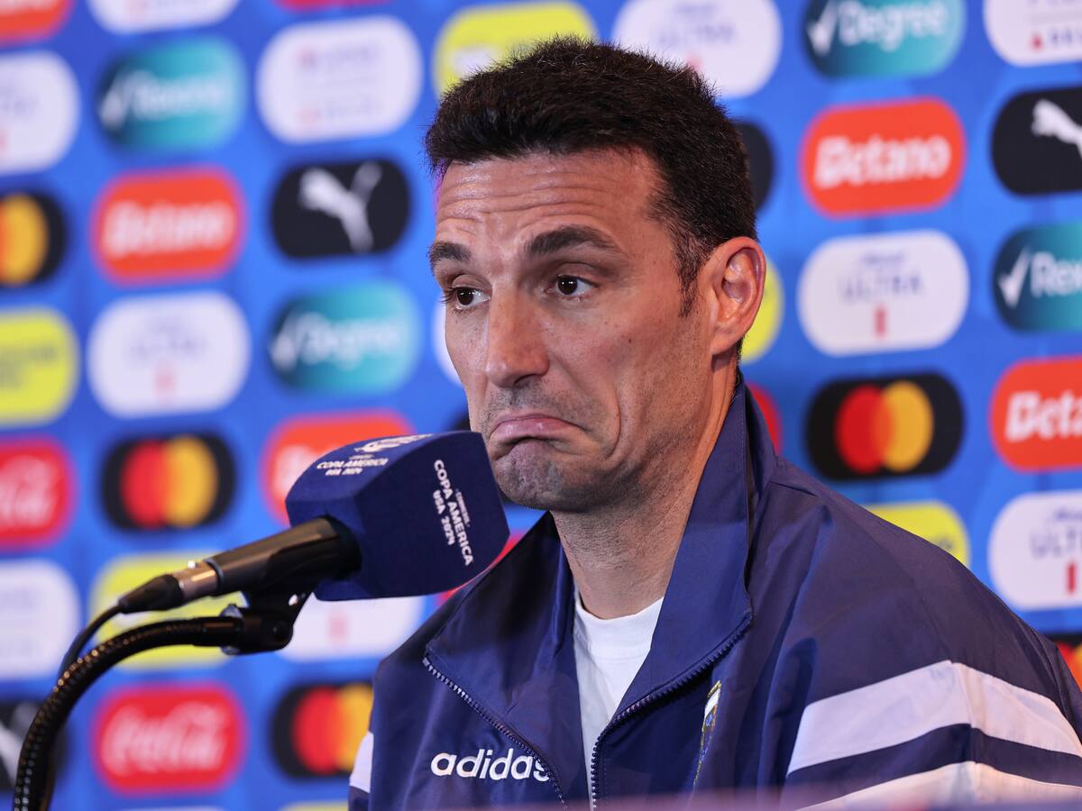 Lionel Scaloni: “Va a ser difícil la final, Colombia está en un gran nivel”