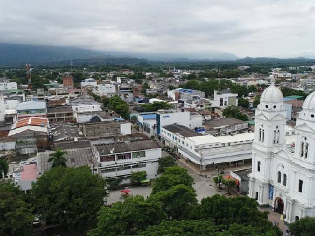 Fotografía plaza principal de La Dorada