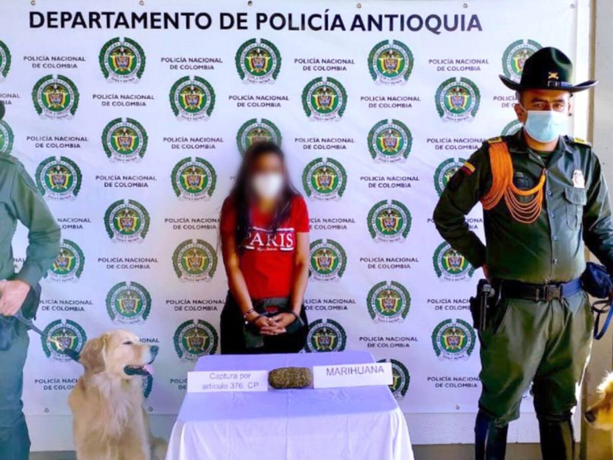 Mujer fue sorprendida en aeropuerto de Rionegro con cargamento de marihuana