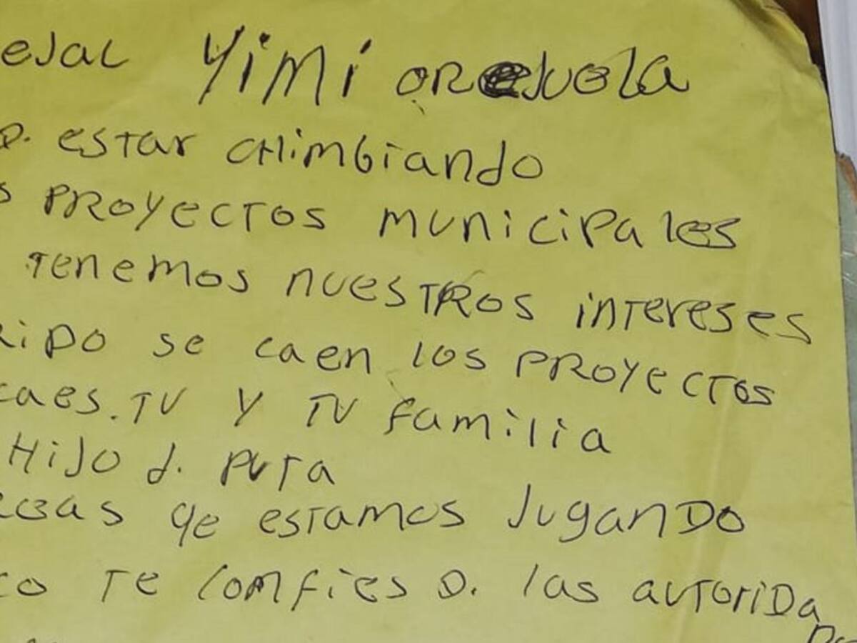 Amenazan a concejal que denunció plagio en proyecto de presupuesto de Turbo