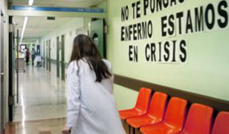 Crisis de la salud en Santander