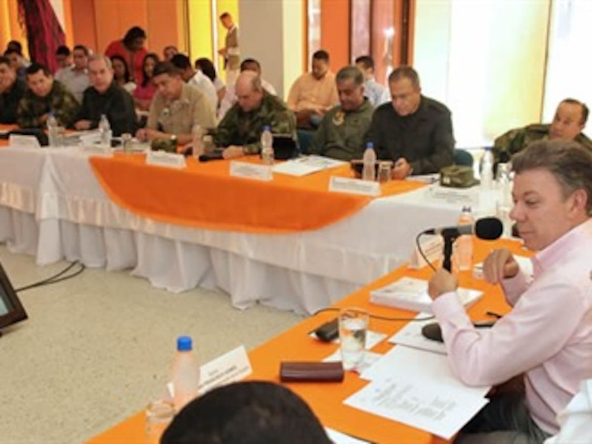 Santos destaca trabajo coordinado de las FFMM de Colombia y Venezuela para garantizar la seguridad en la frontera