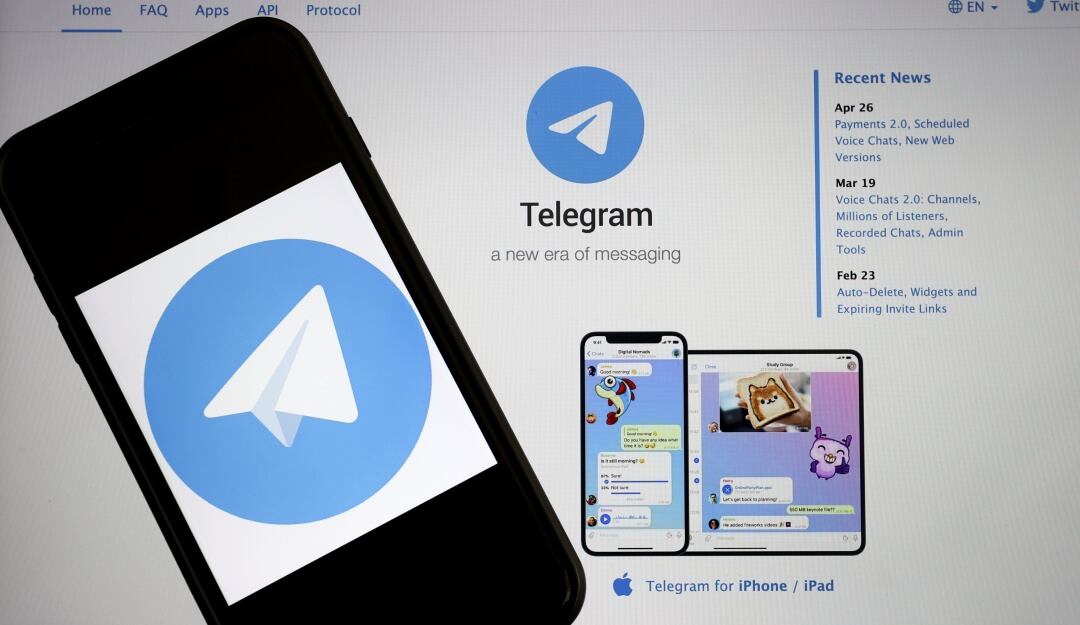 Telegram, apps de mensajería instantánea