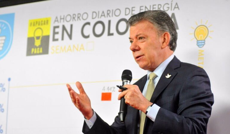 Juan Manuel Santos, presidente de la República de Colombia