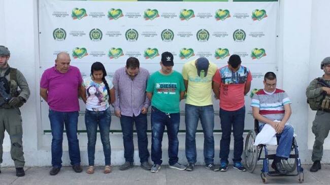 Capturados por narcotráfico