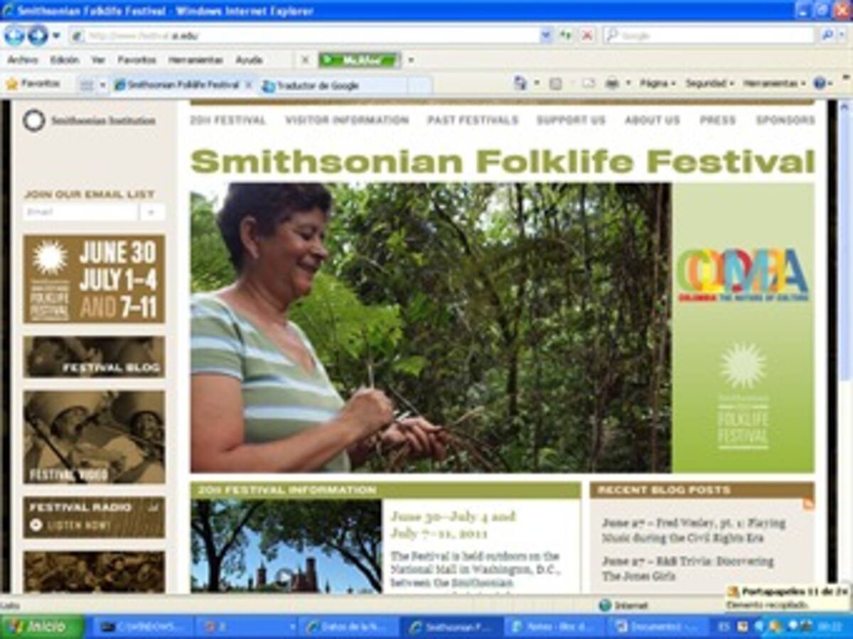 Colombia protagoniza el Smithsonian Folklife Festival de EEUU