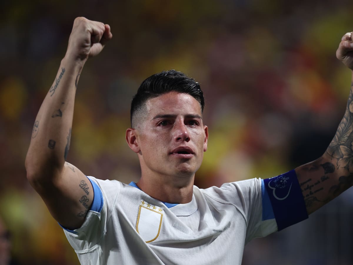 “Llevo casi 13 años queriendo esto”: James rompe en llanto tras la victoria de Colombia