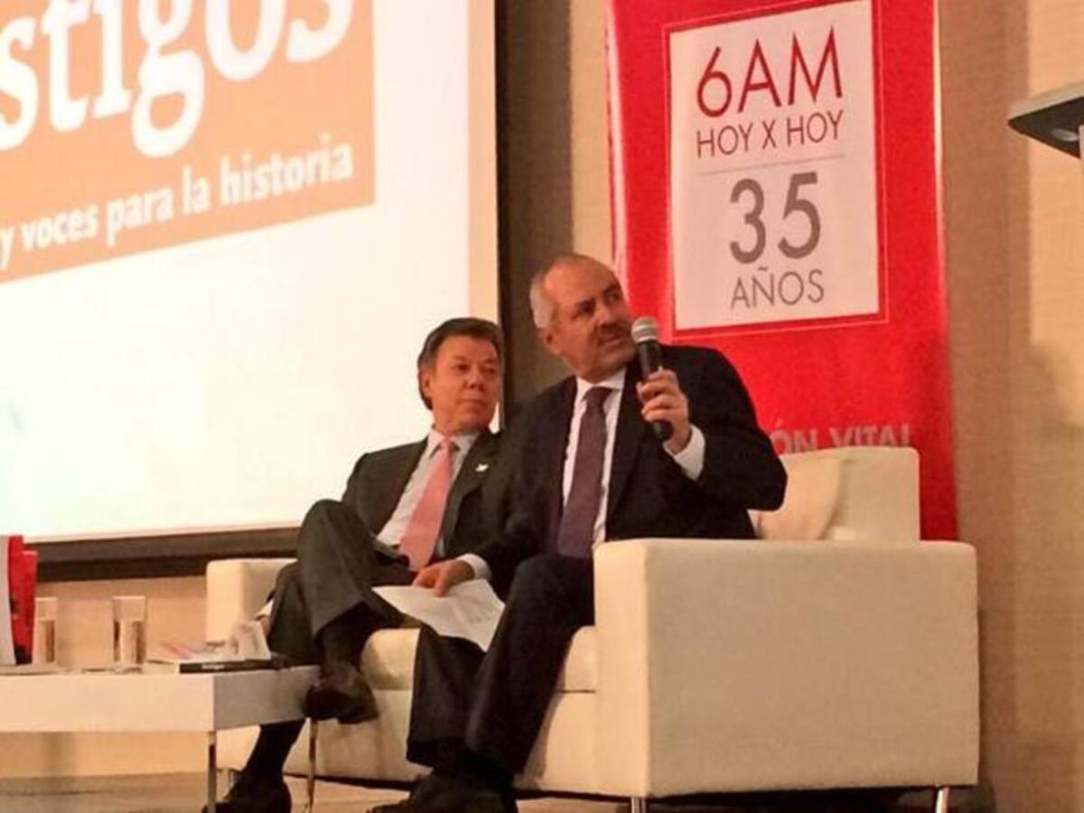 El lanzamiento, contó con la presencia del presidente Juan Manuel Santos y también del equipo del programa 6am de Caracol Radio.