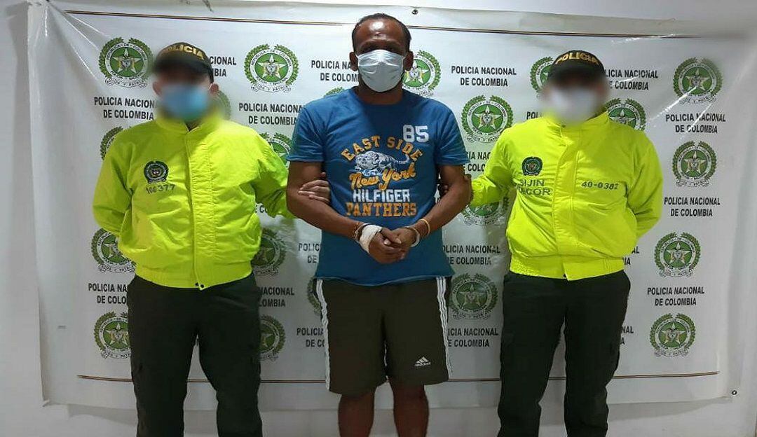 Presunto abusador, capturado por la Policía.