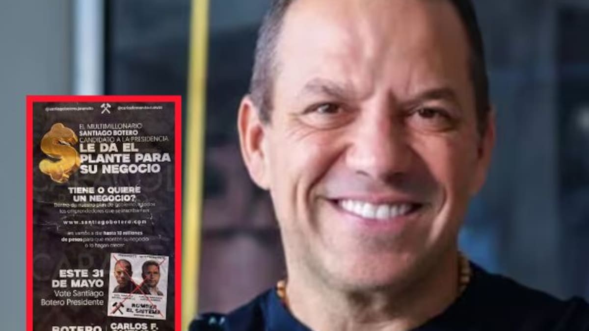 Candidato Santiago Botero rifó $25 millones a asistentes en mitin: Volante invita a votar por él