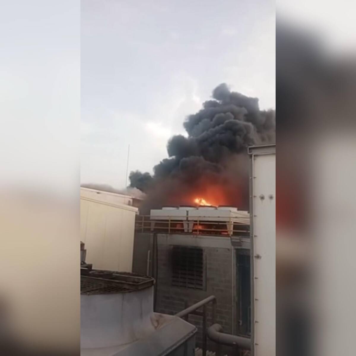 Incendio en planta de plásticos de Zona Franca Zofía en Galapa fue controlado por bomberos