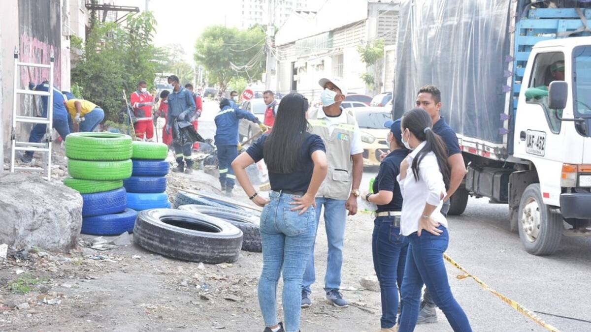 EPA Cartagena apoya a comunidades en recuperación de zonas convertidas en basureros