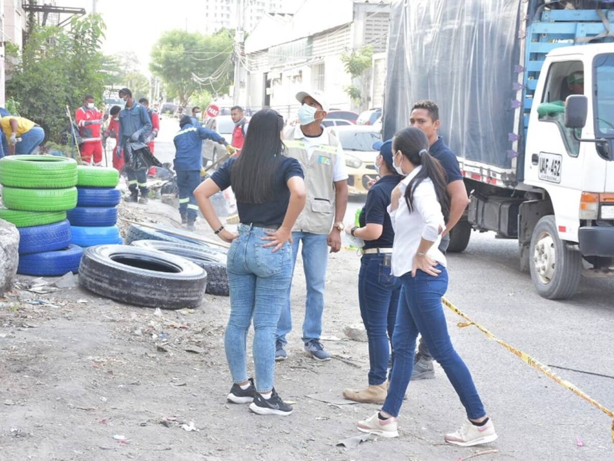 EPA Cartagena apoya a comunidades en recuperación de zonas convertidas en basureros