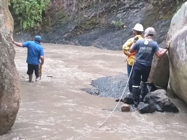 Emergencia por la creciente de un río en Cundinamarca
