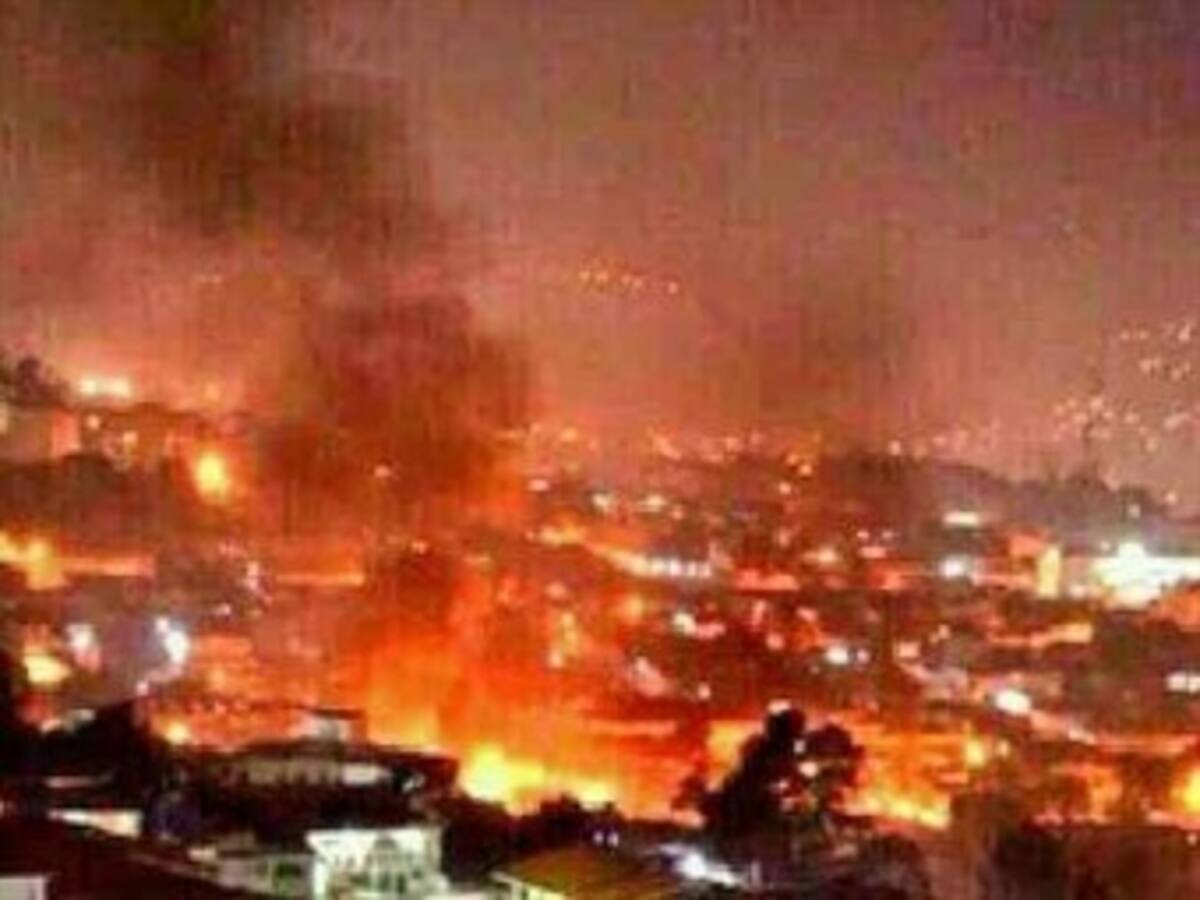 Madrugada de caos y violencia en San Cristóbal, Venezuela