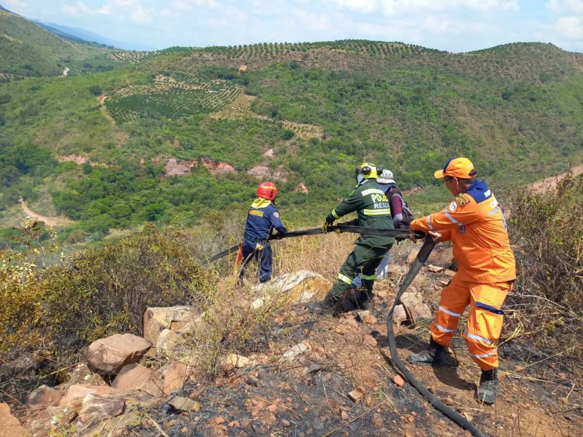 Se reactivó el incendio en Chocoa