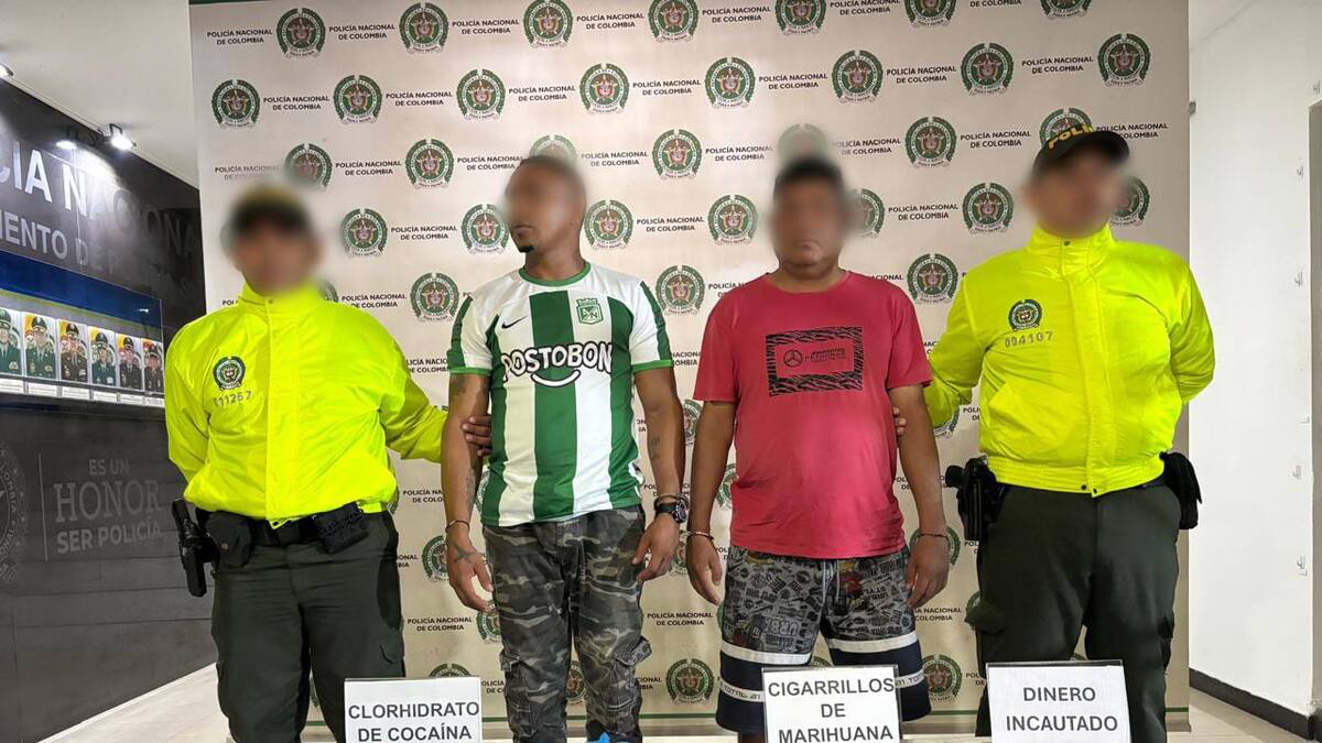 Capturan a los presuntos traficantes de estupefacientes alias El Gordo y Alias El Viejo