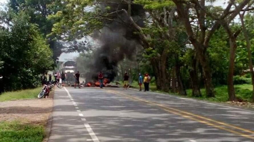 Vía Sahagún-Chinú. Foto: Cortesía