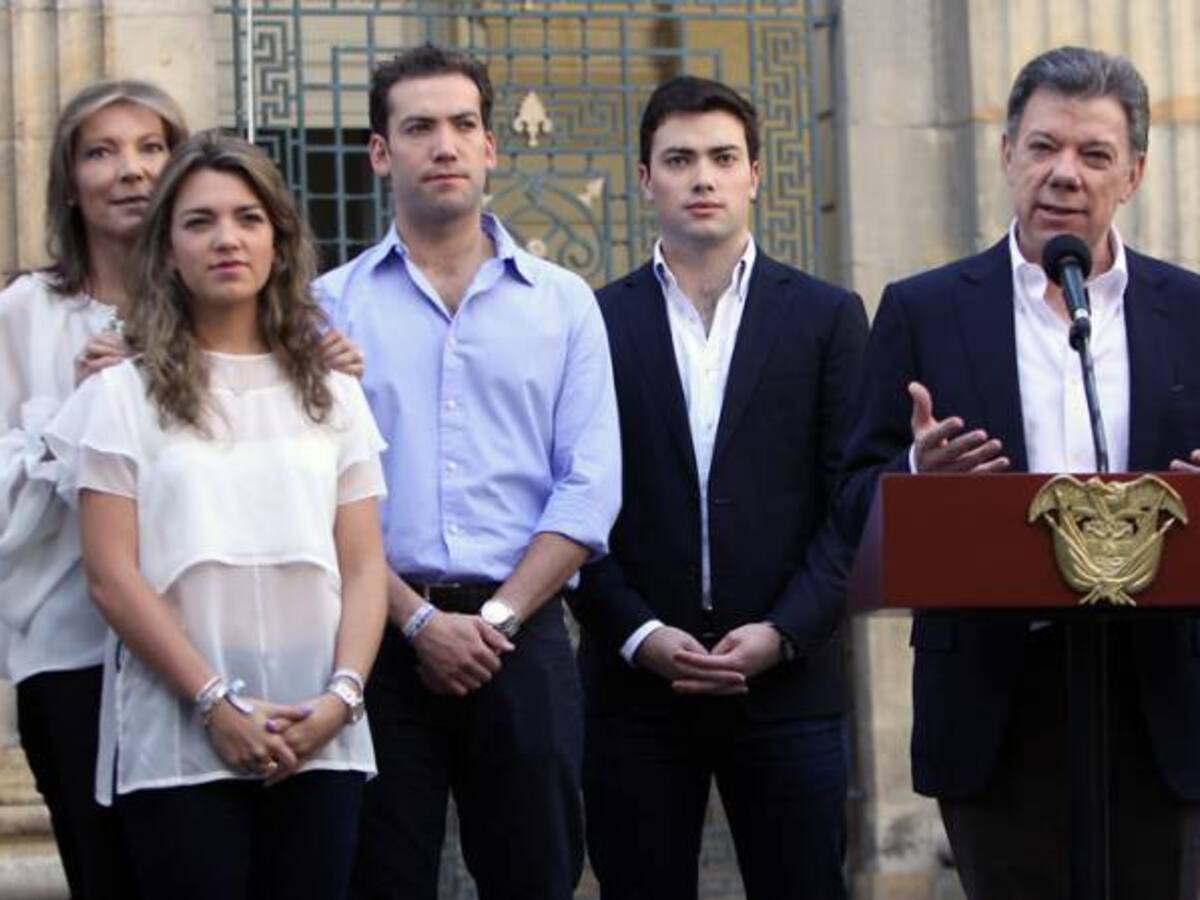 El gesto de la familia del presidente Santos con sus colaboradores