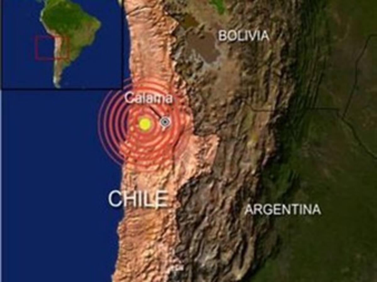 Sismo de 5,7 grados Richter sacude región de Maule, en el centro sur de Chile